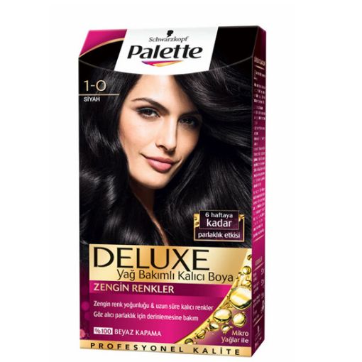 PALETTE SAÇ BOYASI DELUXE 1-0. ürün görseli