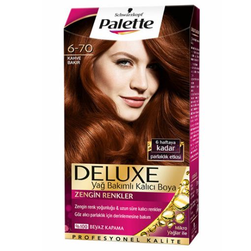 PALETTE SAÇ BOYASI DELUXE 6-70 KAHVE BAKIR. ürün görseli