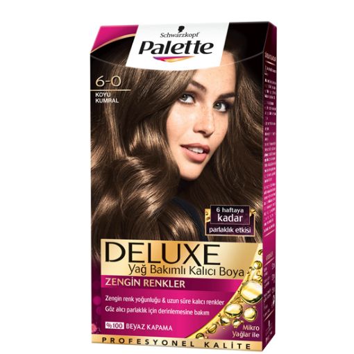 PALETTE SAÇ BOYASI DELUXE 6-0 KOYU KUMRAL. ürün görseli