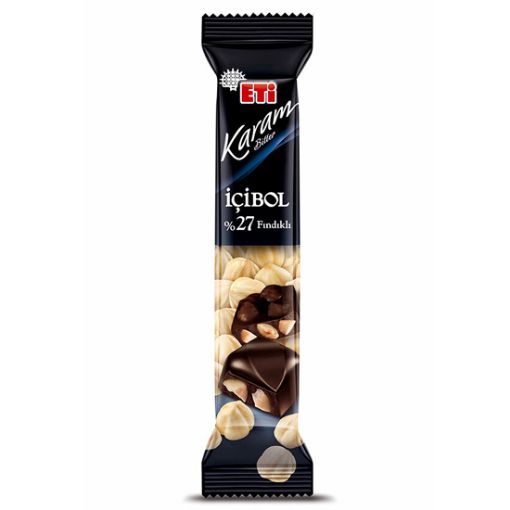 ETİ %27 FINDILKLI SÜTLÜ ÇİKOLATA 30 GR. ürün görseli