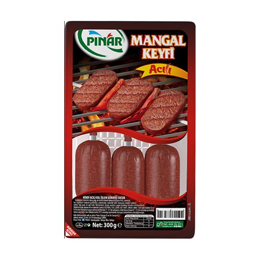 PINAR MANGAL KEYFİ HİNDİ SUCUK 225 GR  ACILI. ürün görseli
