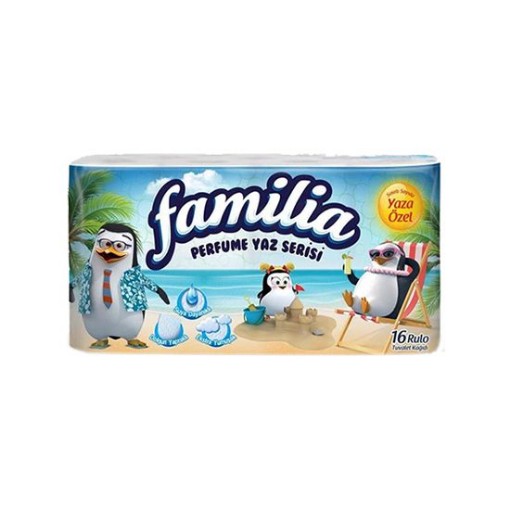 FAMİLİA TUVALET KAĞIDI 16 RULO YAZ SERİSİ. ürün görseli