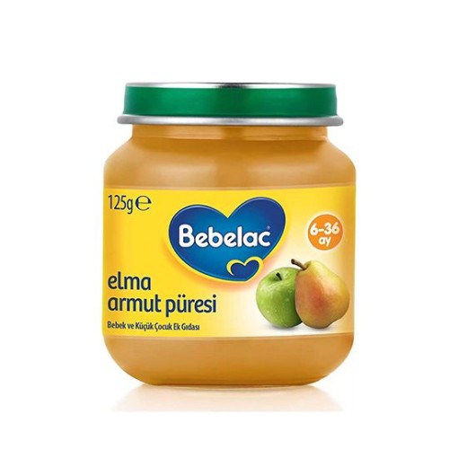 BEBELAC 125 GR ELMA ARMUT PÜRESİ. ürün görseli