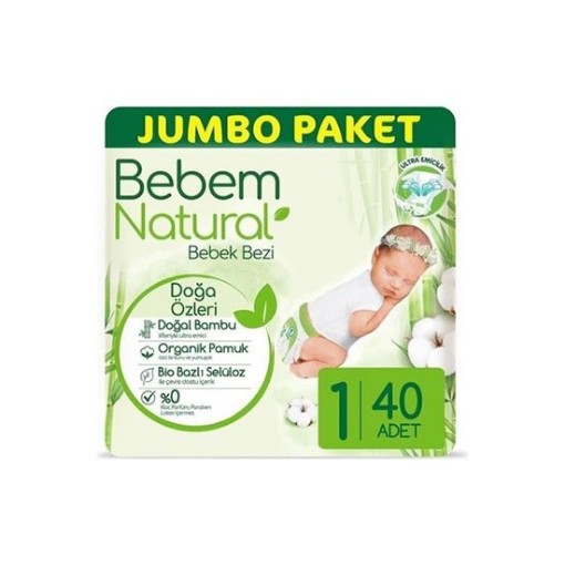 BEBEM BEBEK BEZİ JUMBO PAKET (1 NO) 40 LI. ürün görseli