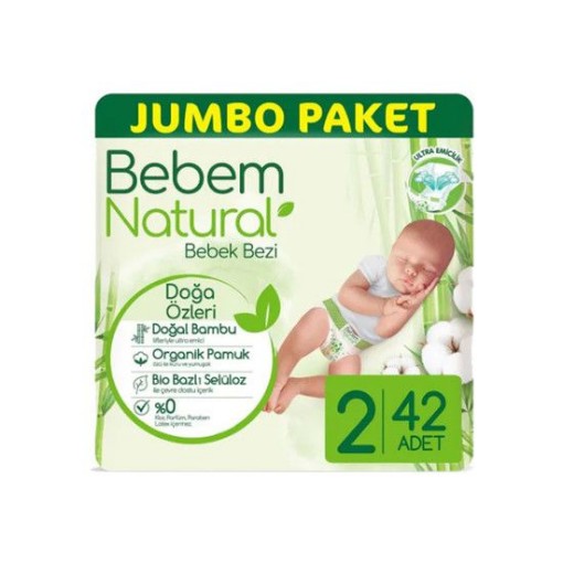 BEBEM BEBEK BEZİ JUMBO PAKET (2 NO) 42 Lİ. ürün görseli