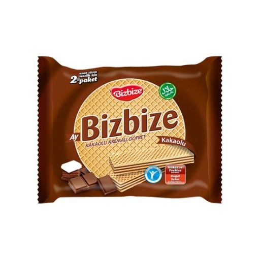 BİZBİZE GOFRET 340 GR KAKAOLU KREMALI. ürün görseli