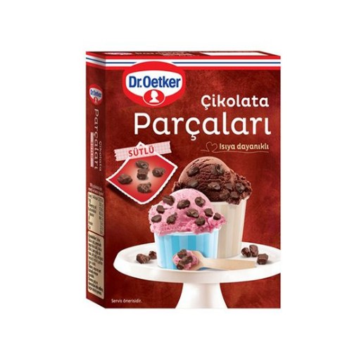 DR OETKER ÇİKOLATA PARÇ.70 GR SÜTLÜ. ürün görseli