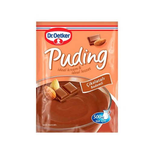 DR OETKER PUDİNG ÇİKOLATALI BADEMLİ 104 GR. ürün görseli