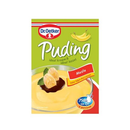 DR OETKER PUDİNG MUZLU 125 GR. ürün görseli