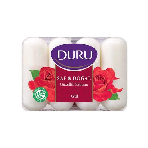 DURU GÜZELLİK SABUNU 4X70 GR GÜL. ürün görseli