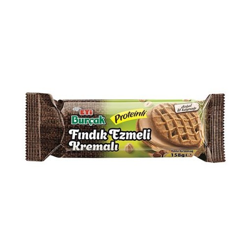 ETİ BURÇAK FINDIK EZMELİ PROTEİNLİ 158 GR. ürün görseli