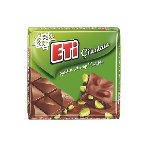 ETİ ÇİK.KARE 60 GR ANTEP FISTIKLI. ürün görseli