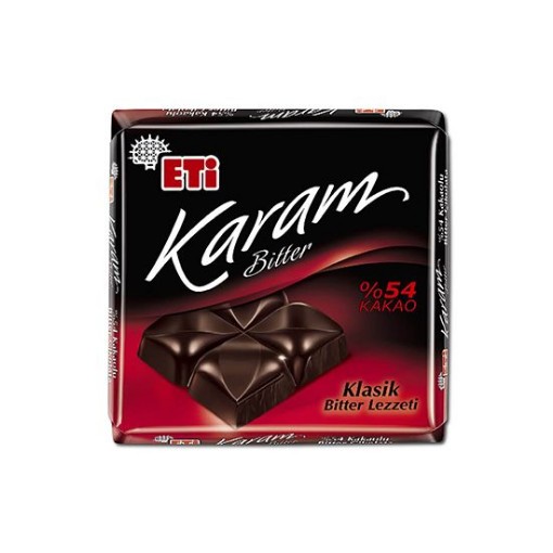 ETİ ÇİK.KARE 60 GR KARAM BİTTER %54. ürün görseli