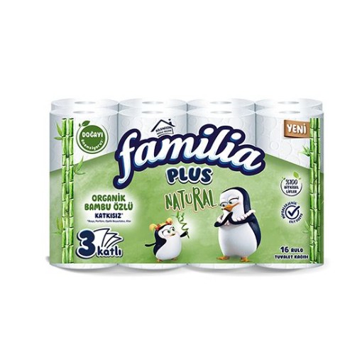 FAMİLİA TUVALET KAĞIDI 16 RULO PLUS. ürün görseli