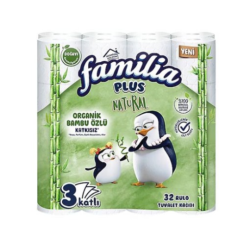 FAMİLİA TUVALET KAĞIDI 32 RULO PAMUK ÖZLÜ. ürün görseli