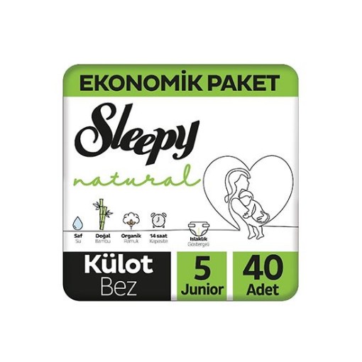 SLEEPY BEBEK BEZİ KÜLOT 2 X JUMBO ( 5 ) 40 LI. ürün görseli