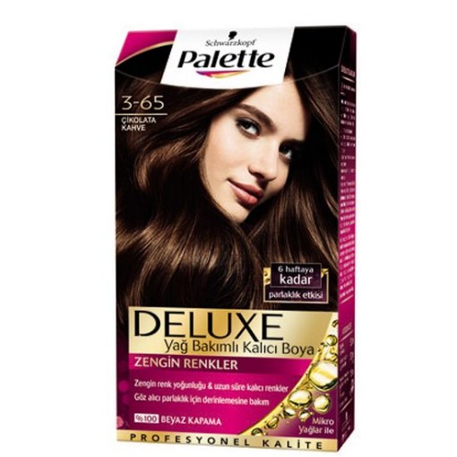 PALETTE SAÇ BOYASI DELUXE 3-65 ÇİKOLATA KAHVE. ürün görseli