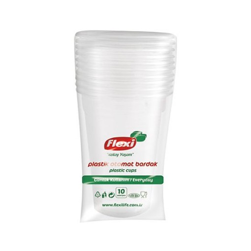 FLEXİ  PLASTİK BARDAK 10 ADET. ürün görseli