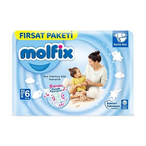 MOLFİX BEBEK BEZİ JUMBO (6 NO). ürün görseli