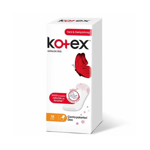 KOTEX GÜNKÜK PED İNCE 18 Lİ DEO. ürün görseli