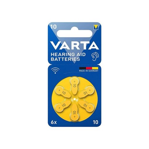 VARTA KULAKLIK PİLİ HAB 10 6 LI. ürün görseli