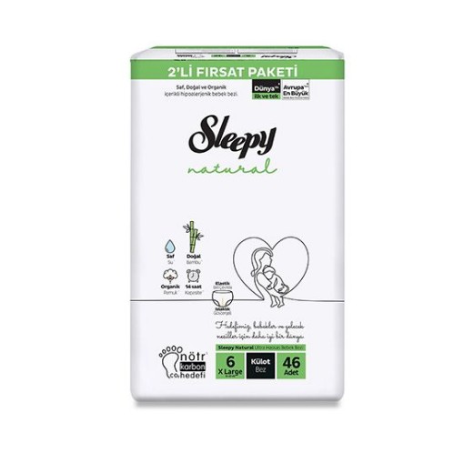 SLEEPY BEBEK BEZİ KÜLOT 2 X FIRSAT ( 6 ) 46 LI. ürün görseli