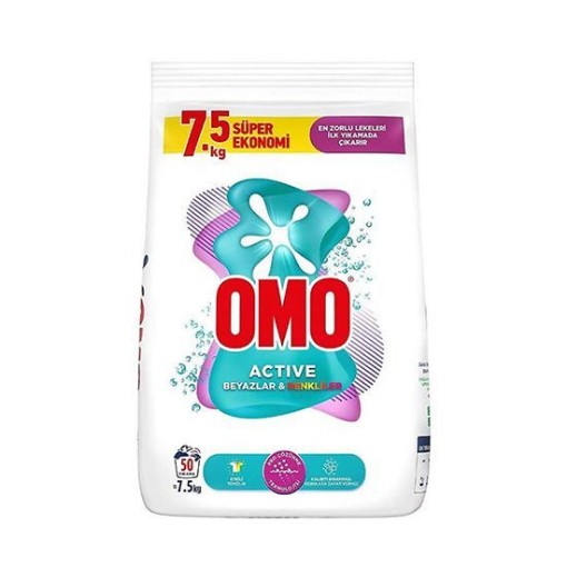 OMOMATİK 7,5 KG RENKLİ BEYAZ. ürün görseli