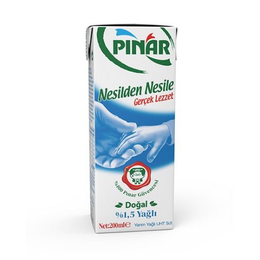 PINAR SÜT YARIM YAĞLI 1/5. ürün görseli