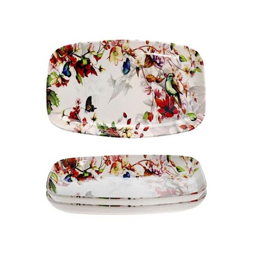 MİT DİGİTAL KELEBEK 2Lİ KARE TABAK. ürün görseli