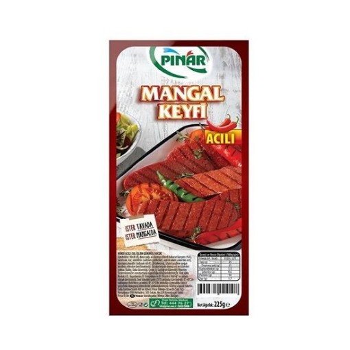 PINAR MANGAL KEYFİ HİNDİ SUCUK 225 GR  ACILI. ürün görseli