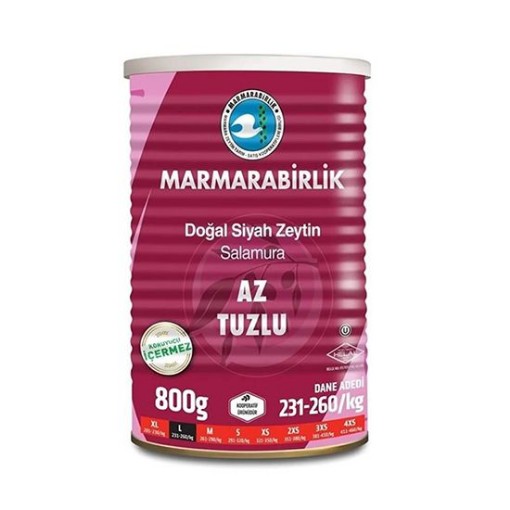 MAR. BİRLİK ZEYTİN 800 GR AZ TUZLU HİPER. ürün görseli