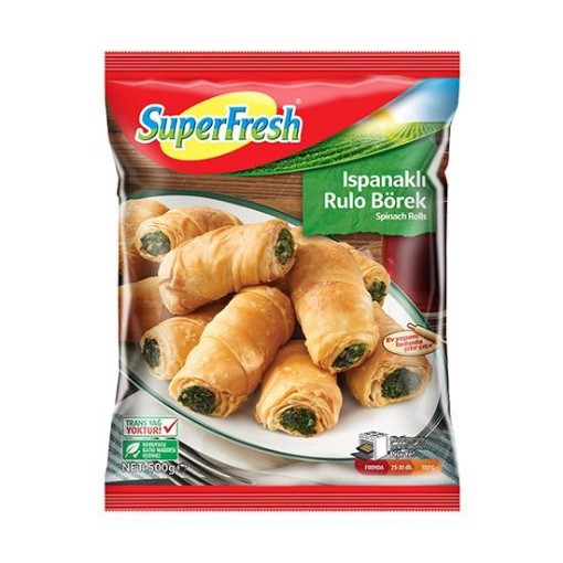 SÜPER FRESH RULO BÖREK 500 GR ISPANAKLI. ürün görseli
