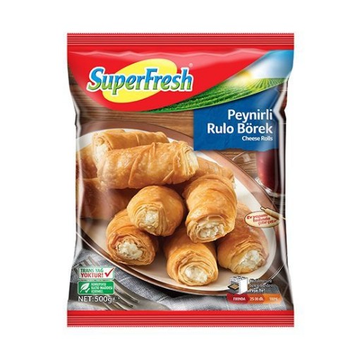 SÜPER FRESH RULO BÖREK 500 GR PEYNİRLİ. ürün görseli