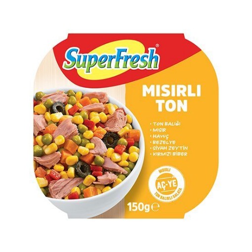 SÜPER FRESH MISIRLI TON 150 GR. ürün görseli