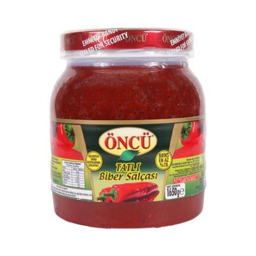 ÖNCÜ BİBER SALÇASI TATLI 1650 GR. ürün görseli